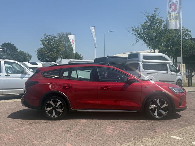 Ford FOCUS Wagon 1.0 EcoBoost mild Hybrid Active X automaat nieuwstaat slechts 14 dkm !!! pano apple carplay camera keyless entry climate ctr cruise ctr led pdc v/a lmv 17 inch 1e eigenaar dealer onderhouden