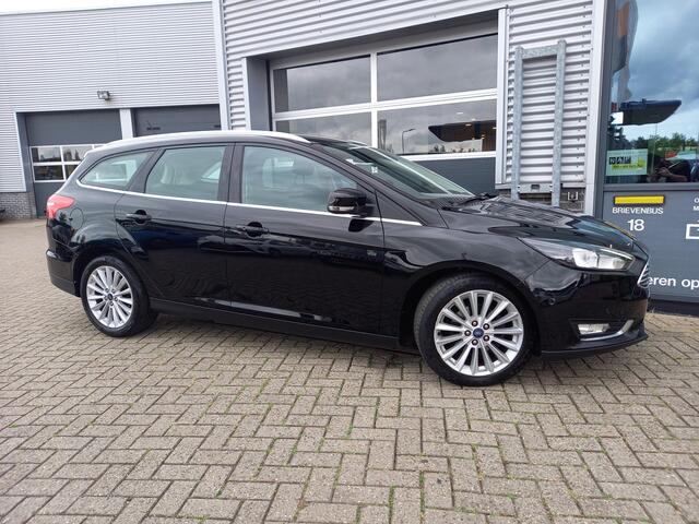 Ford FOCUS Wagon 1.0 Titanium 1e EIGENAAR - NL AUTO - CARPLAY / ANDROID - CLIMA - CRUISE - PDC V/A - AUTO PARK - LED -