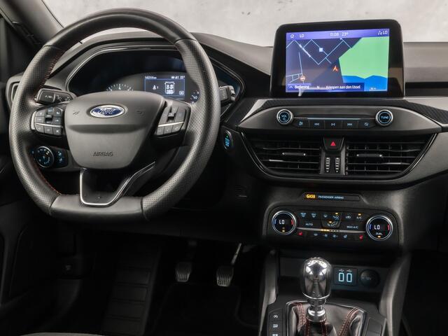 Ford FOCUS Wagon 1.0 EcoBoost Hybrid ST Line (APPLE CARPLAY, GROOT NAVI, STUUR/STOELVERWARMING, CAMERA, ADAPTIVE CRUISE, SPORTSTOELEN, KEYLESS, LANE ASSIST, NIEUWSTAAT)