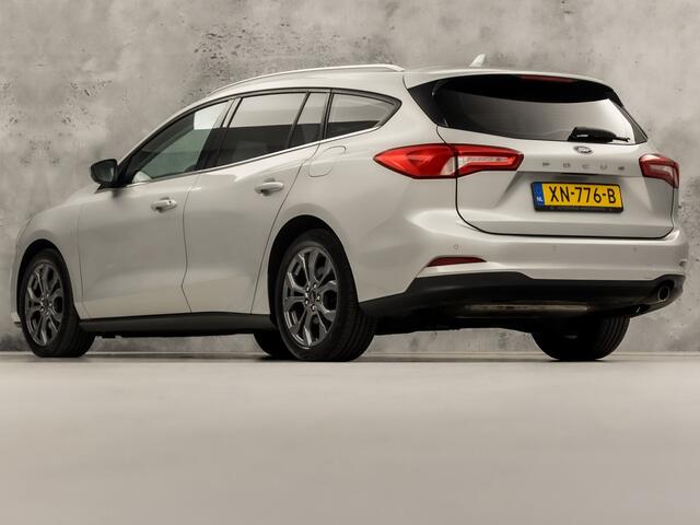 Ford FOCUS Wagon 1.0 EcoBoost Titanium (APPLE CARPLAY, GROOT NAVI, STUUR/STOELVERWARMING, KEYLESS, SPORTSTOELEN, GETINT GLAS, LM VELGEN, CRUISE, NIEUWSTAAT)