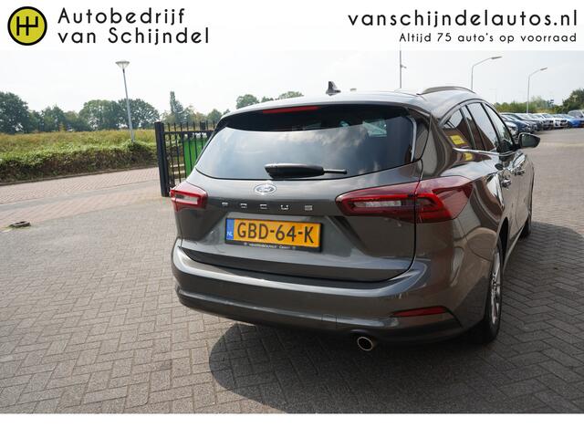 Ford FOCUS Wagon 1.0 ECOBOOST HYBRID TITANIUM ORIGINEEL NEDERLANDS NAVIGATIE ANDROID/APPLECARPLAY 4X ZGAN ALL SEASON BANDEN ECC AIRCO CRUISECONTROL LED PDC LMV ENZ...