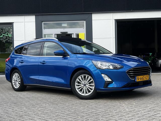 Ford FOCUS Wagon 1.0 EcoBoost Hybrid Titanium X Business | Schuif/Panorama Dak | Elektrische Achterklep | Achteruitrij Camera | Cruise