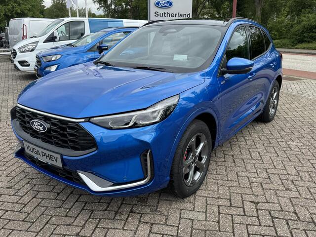 Ford KUGA 2.5 PHEV ST-Line X | Panoramadak + Technology Pack + Winter Pack + Wegklapbare trekhaak + Reservewiel + Dessert island blue | Incl. 4.000 EU Ford voordeel