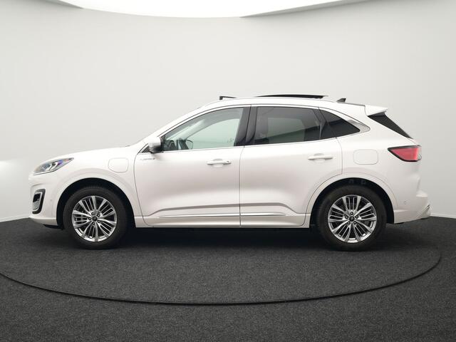 Ford KUGA 2.5 Vignale Plug In Hybrid 225pk PHEV | Trekhaak af Fabriek | Panodak | Adaptive Cruise | Lederen Sportstoelen Memory | Head Up | B&O Sound | Keyless | 360 Camera | Apple Carplay |