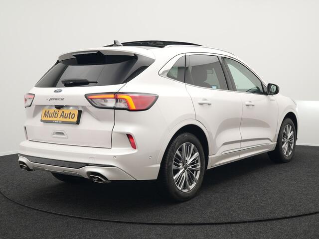 Ford KUGA 2.5 Vignale Plug In Hybrid 225pk PHEV | Trekhaak af Fabriek | Panodak | Adaptive Cruise | Lederen Sportstoelen Memory | Head Up | B&O Sound | Keyless | 360 Camera | Apple Carplay |
