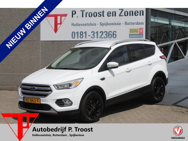Ford KUGA 1.5 EcoBoost Titanium Navigatie/Parkeersensoren/Climate control/Voorruitverwarming/Cruise control/Keyless/Android auto/Bluetooth/17'' Lichtmetalen velgen.
