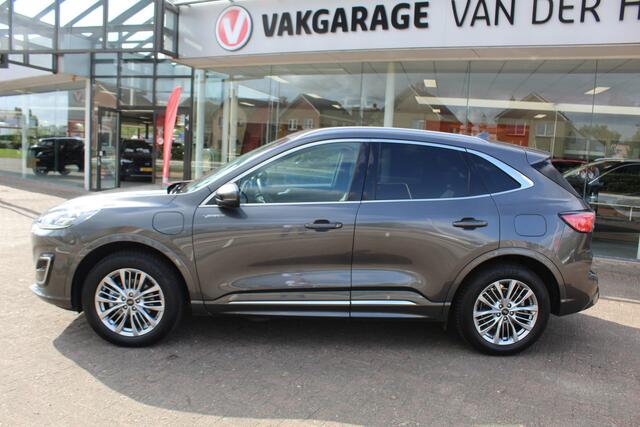 Ford KUGA 2.5 PHEV Vignale, Zeer veel comfort voor weinig Leder bekleding , winter pack , Camera , Navigatie , Cruis LED dag rijverlichting , 1500kg trekgewicht