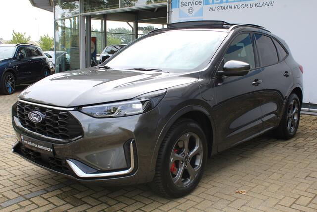 Ford KUGA 2.5 PHEV ST-Line X | Panorama dak | Elektrisch wegklapbare trekhaak | 360* Camera | Bang & Olufsen Audiosysteem | Head-Up Display | Keyless GO | Stoel/stuurverwarming | Elektrische kofferbakklep | Elektrisch verstelb. bestuurdersstoel met memory | Achterb