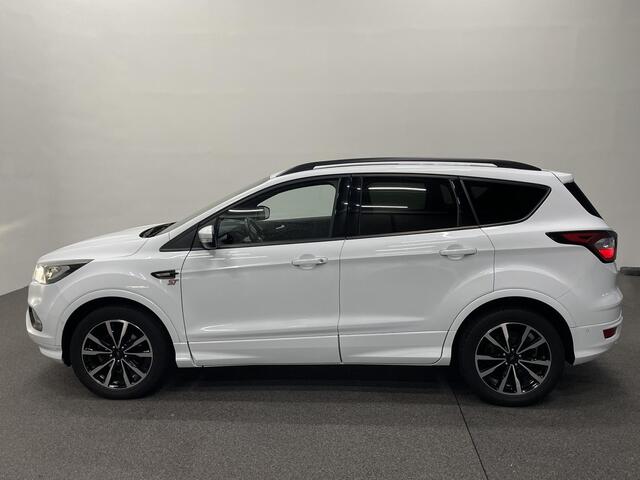 Ford KUGA 1.5 EcoBoost ST Line Navigatie Xenon Automatische Airco Bluetooth Cruise Control Parkeersensoren voor+ achter Dakrails Trekhaak 18 inch weinig kilometers!