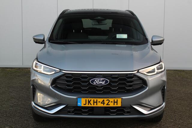 Ford KUGA 2.5-243pk PHEV ST-Line X. Van ¤. 54.937,- voor ¤. 43.735,- ! Trekgewicht van 2.100kg ! Elektr. verstelb. AGR stoelen voor, Stoel-, stuur-, voorraam- en achterbank verwarming, Elektr. panorama/schuif-kanteldak , Trekhaak elektr. wegklapbaar, B&O soundsyst.