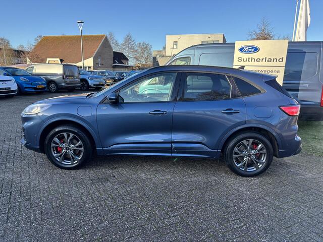 Ford KUGA 2.5 PHEV ST-Line X | Wegklapbare trekhaak | Adaptive cruise control | Winter Pack | Camera | Dodehoeksensoren | Bang&Olufsen | Half-leder | Rode remklauwen | 1.500 kg trekgewicht