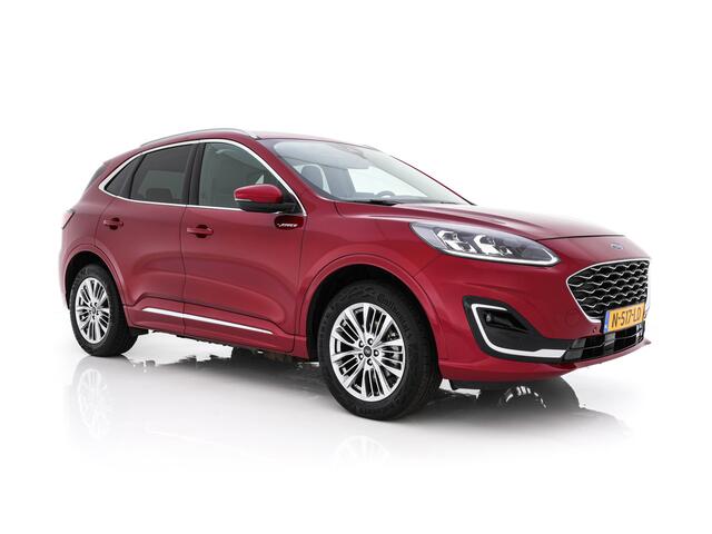 Ford KUGA 2.5 PHEV Vignale (Plug-In) (INCL-BTW) Aut. *LUXURY-LEATHER | DIGI-COCKPIT | FULL-LED | KEYLESS | DAB | CARPLAY | NAVI-FULLMAP | MEMORY-PACK | HEATED-COMFORTSEATS | 18''ALU*