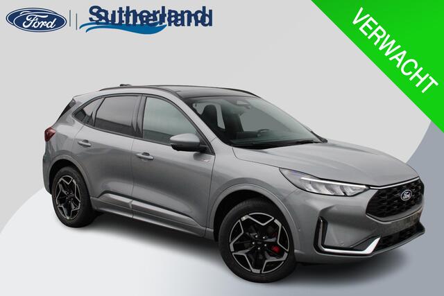 Ford KUGA 2.5 PHEV ST-Line X 243pk | orig. NL auto | Panoramadak | Wegklapbare trekhaak | Winter Pack | 19 inch | Adaptieve LED | Head up Display | Solar Silver