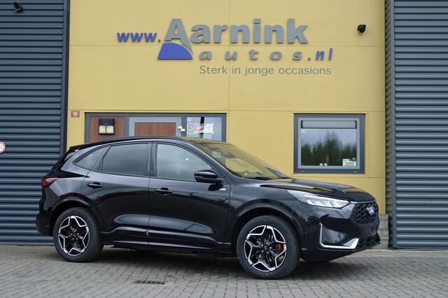 Ford KUGA 2.5 PHEV hybride 178 kw St-line X technopack, camera, winterpack, trekhaak, agr stoelen incl mem, lederen bekl, B&O sound.