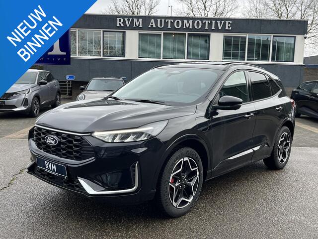 Ford KUGA 2.5 PHEV ST-Line X NIEUWE AUTO | FABRIEKSGARANTIE WINTERPACK | PANO | 360 CAMERA| ELEK. ACHTERKLEP| ACHTERBANK VERWARMD| STOEL + STUURVERWARMING| SUPER COMPLEET!