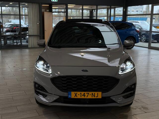 Ford KUGA 2.5 PHEV 225 pk Graphite Tech Edition | Pano | Trekhaak | 19" | Adapt. cruise | Adapt. LED | 1e eig. | 100% dealer onderh.