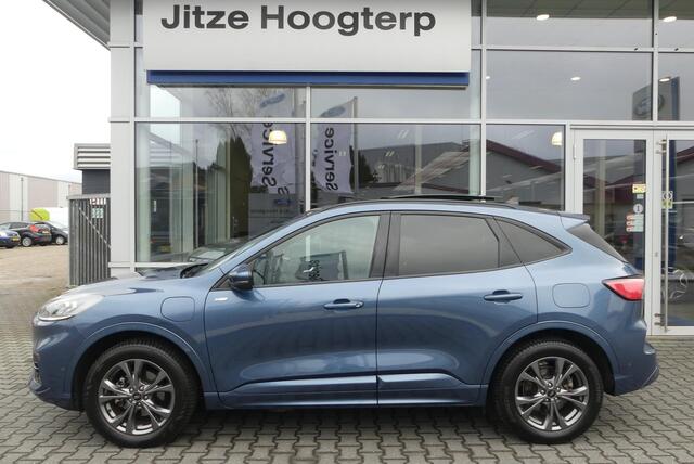 Ford KUGA 2.5 PHEV ST-Line X TREKHAAK (1.500KG), PANO, HUD, WINTER PACK, ADAPT. CRUISE, CLIMA, NAVI, CAMERA V&A, PDC V&A, APPLE CARPLAY/ANDROID AUTO, BLIS, KEYLESS, B&O, ELEKT. ACHTERKLEP, ELEKT. STOEL, 31.652KM