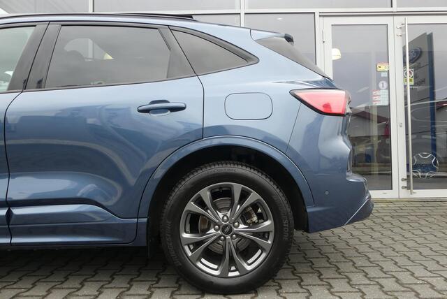 Ford KUGA 2.5 PHEV ST-Line X TREKHAAK (1.500KG), PANO, HUD, WINTER PACK, ADAPT. CRUISE, CLIMA, NAVI, CAMERA V&A, PDC V&A, APPLE CARPLAY/ANDROID AUTO, BLIS, KEYLESS, B&O, ELEKT. ACHTERKLEP, ELEKT. STOEL, 31.652KM