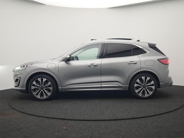 Ford KUGA 2.5 Vignale Plug In Hybrid 225pk Dealer O.H. PHEV | Trekhaak Afn. | Panodak | Head Up | 360 Camera | Bang & Olufsen | Lederen Sportstoelen Memory & Verwarmd | Keyless | Stuur Verwarmd | Blis | Virtual | Navigatie | DAB |