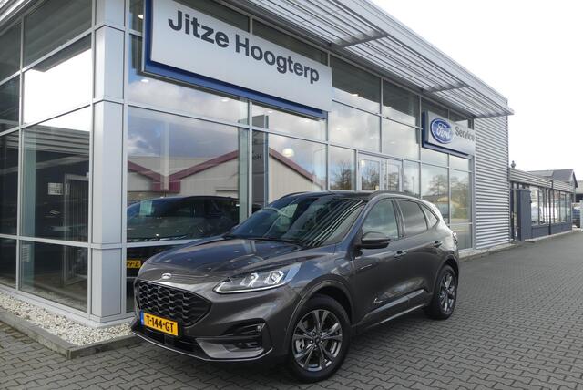 Ford KUGA 2.5 PHEV ST-Line X TREKHAAK AFNEEMBAAR (1.500KG), HUD, WINTER PACK, ADAPT. CRUISE, CLIMA, NAVI, CAMERA V&A, PDC V&A, APPLE CARPLAY/ANDROID AUTO, BLIS, KEYLESS, ELEKT. STOEL, ELEKT. ACHTERKLEP, 50.913KM