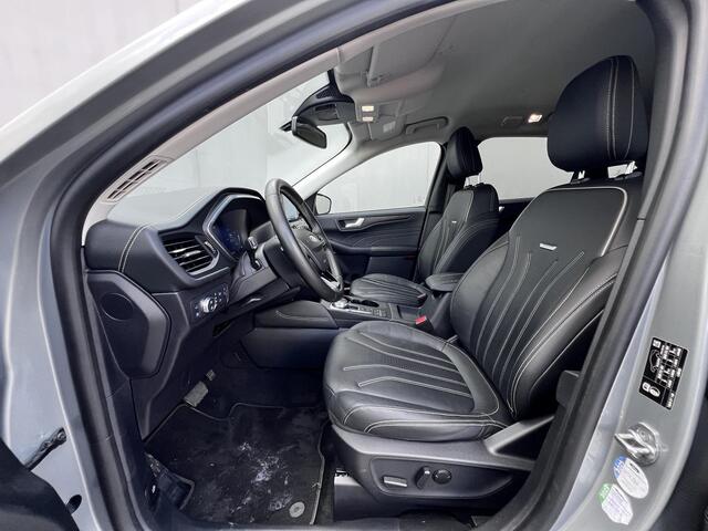 Ford KUGA 2.5 PHEV Vignale Automaat / 1.500 kg trekgewicht / Leder / Adaptieve CC / Dode hoek detectie / Parkeer assistent / Stuur-, stoel- en achterbankverwarming / B&O sound / Navigatie / Apple Carplay Android / 18" LM wielen / Inclusief winterwielen /