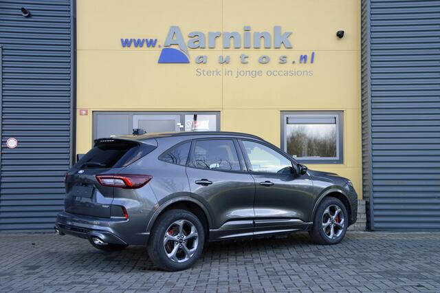 Ford KUGA 5x 2.5 PHEV hybride 242 pk St-line X technopack, camera, winterpack, trekhaak, agr stoelen incl mem, lederen bekl, B&O sound.