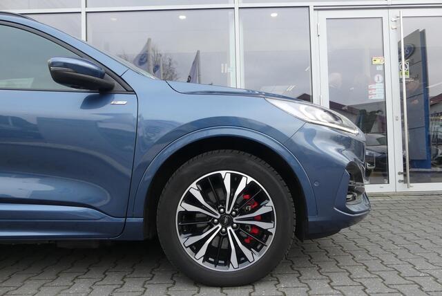 Ford KUGA 2.5 PHEV ST-Line X TREKHAAK AFNEEMBAAR (1.500KG), HUD, WINTER PACK, ADAPT. CRUISE, CLIMA, NAVI, CAMERA V&A, PDC V&A, APPLE CARPLAY/ANDROID AUTO, BLIS, KEYLESS, B&O, ELEKT. ACHTERKLEP, ELEKT. STOEL, 84.709KM