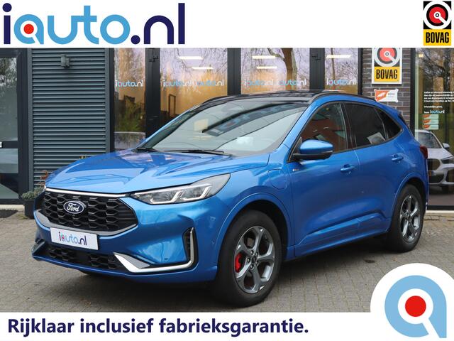 Ford KUGA 2.5 PHEV 243PK ST-Line X Pano/Leder/Matrix LED/Headup/360/B&O/Keyless/18"/Elek. stoel+mem/Trekhaak wegkl.