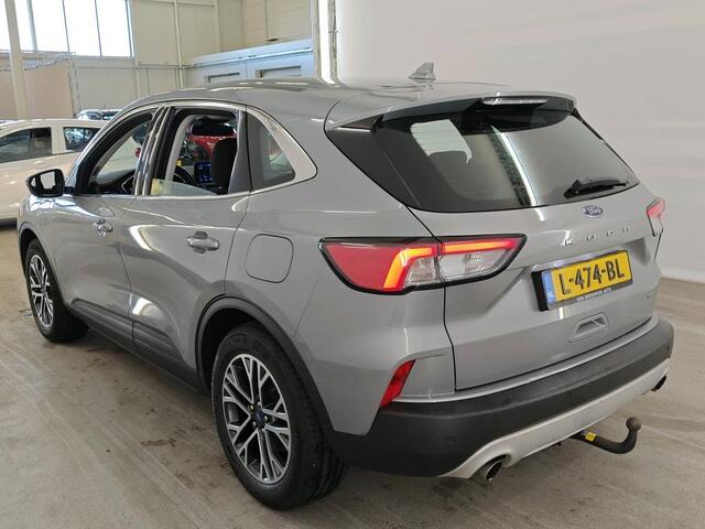 Ford KUGA 2.5 PHEV Titanium 1e Eigenaar | Volledig Onderh | BTW | NAP | SOH91% | Trekhaak | 2 Kabels | Carplay | Navi | Cruise | DAB | Keyless | Bots | PDC