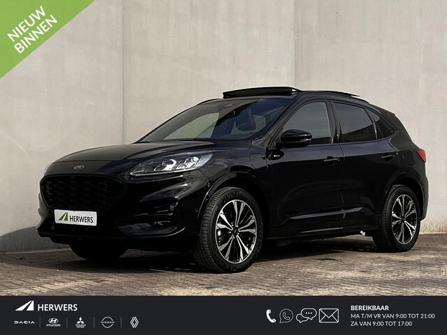 Ford KUGA 2.5 PHEV ST-Line X / Dealer onderhouden / 1.500 kg trekgewicht / Panorama schuifdak / Elektrische klep en stoel / Parkeer assistent / Camera 360° / Stuur-, stoel- & achterbankverwarming / 19"LM wielen /