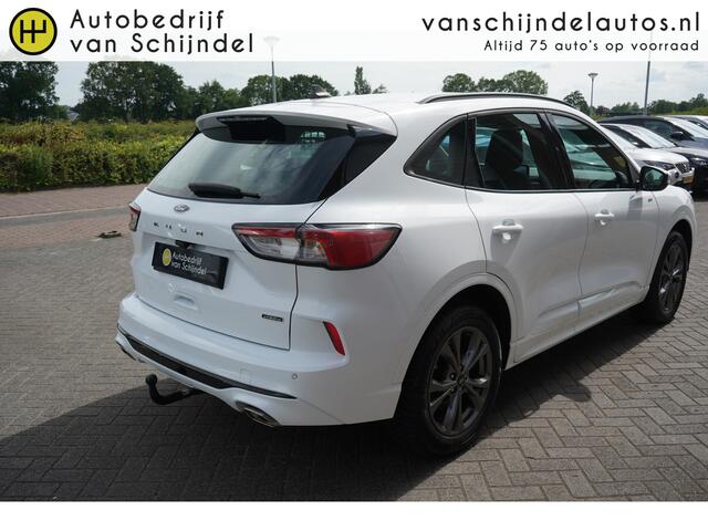 Ford KUGA 2.5 PHEV ST-LINE KEURIGE NETTE STAAT DEALER ONDERHOUDEN 18INCH 4X NIEUWE ALL SEASON BANDEN CAMERA AFN.TREKHAAK LED STOELVERWARMING ANDROID/APPLECARPLAY NAVI CLIMA CRUISE PDC V+A ENZ...