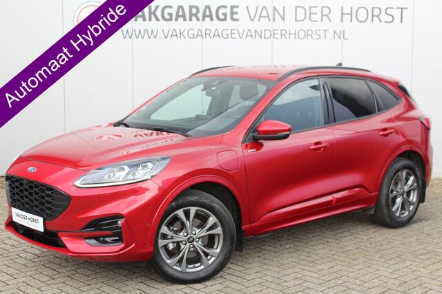 Ford KUGA 2.5-225pk PHEV ST-Line X. Hybride rijden voor een reëel bedrag ! Autm. airco dual, stuur-, stoel-, achterb.- en voorraamverw., elektr. achterklep, B&O soundsyst., navigatie, telefoonvoorb., camera v+a, side- en lane assist etc.