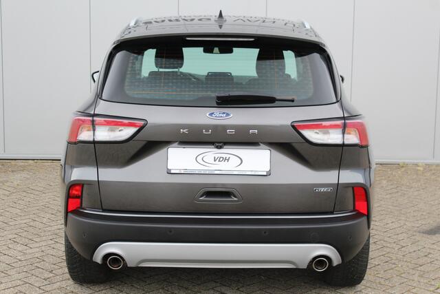 Ford KUGA 2.5-225 pk Titanium PHEV Plug-in Hybrid. Hybride rijden voor een gunstig bedrag ! Stuur-, stoel-, achterbank- en voorraamverw., lane- en side assist, camera v+a, adapt. cruise cntrl, autm. airco dual, camera v+a etc.