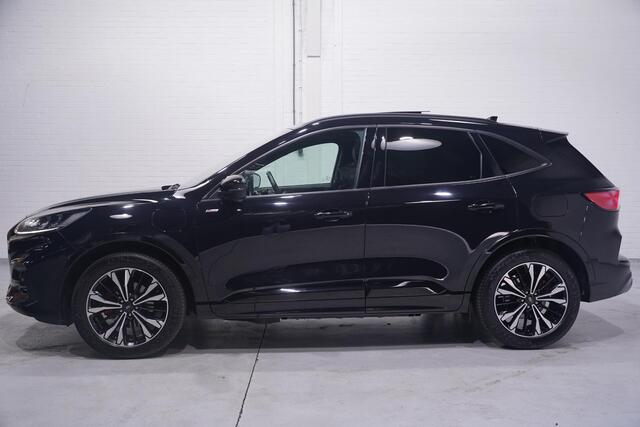 Ford KUGA 2.5 PHEV ST-Line X SOH 89% NAP 2e-eigen. Navi Pano-dak PDC v+a HUD 19"-LMV leder-alcantara bekleding Camera electr.achterklep stoel/stuur verwarming cruise-controle climate-controle lane-assist stuurbediening grootlicht-assist bleutooth Apple-carplay