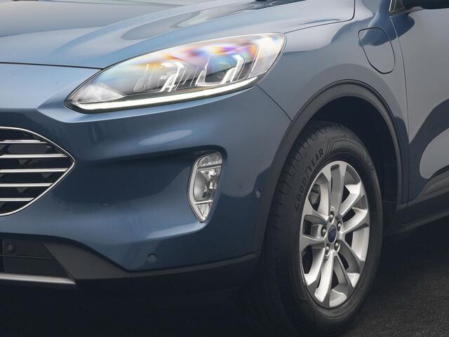 Ford KUGA 2.5 PHEV Titanium 225pk Dealer O.H | Adaptive Cruise | 360 Camera | BLIS | Stoelen & Stuur Verwarmd | Keyless | Pilot Assist | Navigatie | Apple Carplay | Virtual | DAB | 17"L.M | Plug In Hybrid |