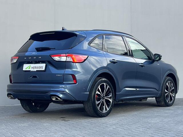 Ford KUGA 2.5 PHEV ST-Line X / Panorama schuifdak / 1.500 kg trekgewicht / Parkeer assistent / Navi / B&O audio / Apple Carplay Android / Stuur-, stoel- en achterbankverwarming / Elektr. stoel & klep / 19" LM wielen /