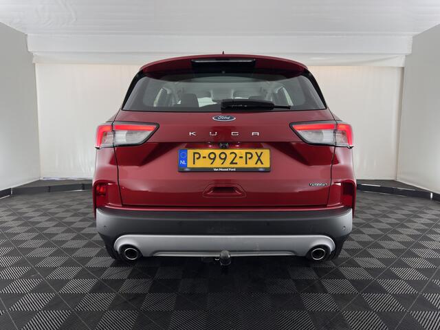 Ford KUGA 2.5 PHEV Titanium (Plug-in) (INCL-BTW) *DIGI-COCKPIT | ADAPTIVE-CRUISE | BLINDSPOT | PARK-PILOT | CAMERA | NAVI-FULLMAP | HEATED-SEATS | COMFORT-SEATS | ECC | CARPLAY | PDC | DAB | LANE-ASSIST | TOWBAR | 18''ALU*