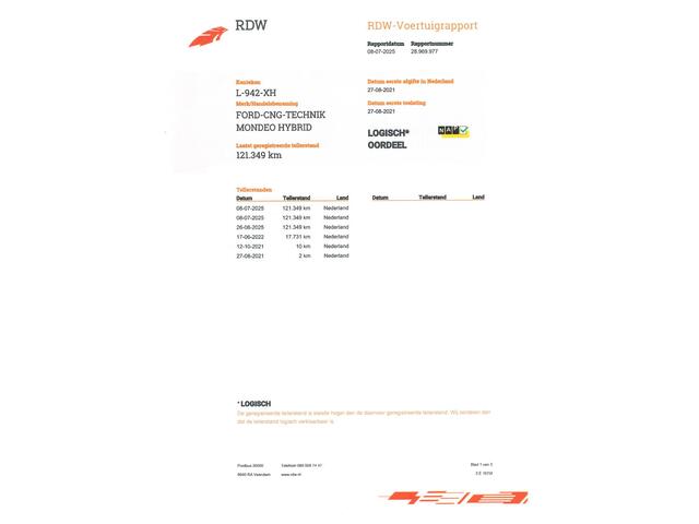 Ford MONDEO Wagon 2.0 IVCT HEV Titanium (191 PK) 1e-Eig. & Keurig-Onderh. BOVAG-Garantie. NL-Auto.