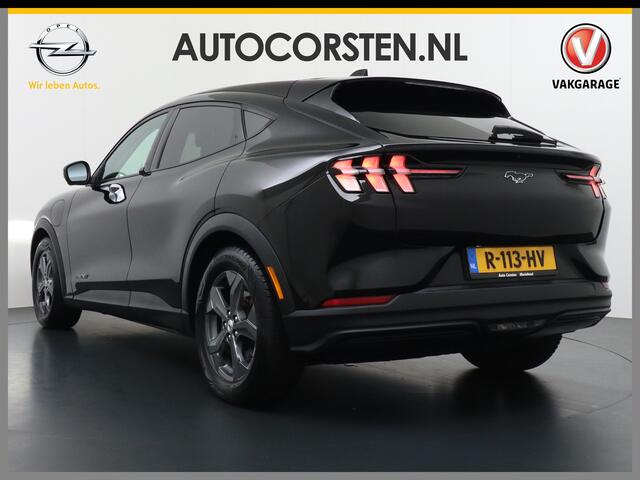 Ford MUSTANG Mach-E Extended RWD 98 kWh Leer Pano-Dak Auto-Pilot-Adaptive Cruise+Lane Centring Assist en Stop&Go Apple-Android Carplay 360-gr-Camera Active-Park-Assist+PDC-a+v Sync4 18"LM B&O-HiFi-10speakers Qi-laden LED-v+a Pre-Collision-Assist+voetgangers-en-fietser