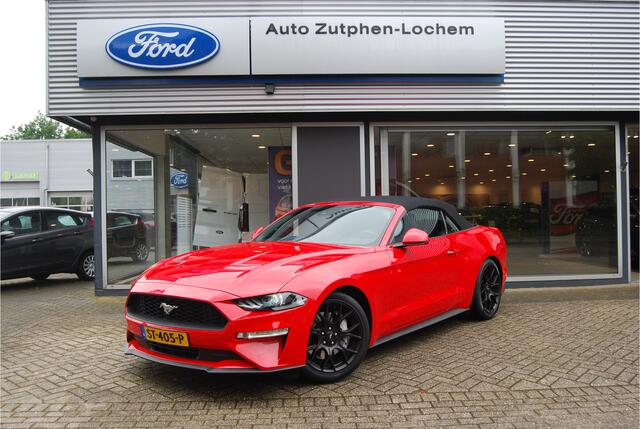 Ford MUSTANG Convertible 2.3 EcoBoost 290pk | NL-AUTO | ADAPTIEVE CRUISE | FULL LEDER | STOELVERKOELING | LEDER