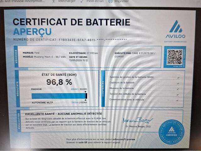 Ford MUSTANG Mach-E Extended RWD 98 kWh *SOH 96.8%* EL. STOELEN | LEDER | Full LED .