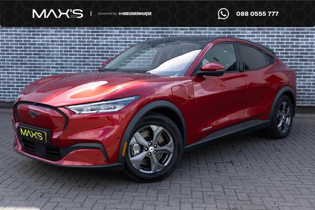 Ford MUSTANG Mach-E RWD 75 kWh | Trekhaak | Panoramadak | Keyless Entry | Elektrische Achterklep | Elektrisch Verstelbare Voorstoelen | Bang Olufsen Audio | 360 Graden Camera | Parkeersensoren | Stoelverwarming | Cruise Control Adaptief | Dodehoekdetectie | Navigatie