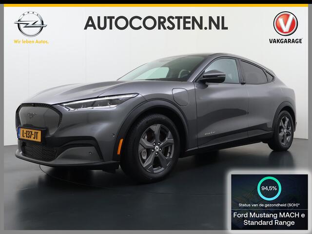 Ford MUSTANG Mach-E RWD 75kWh 360°Camera Adap.Cruise B&O®-Hifi Leder Stoel/Stuurverw. BLIS Navi Pdc Keyless Android Auto Apple Carplay Elek.Achterklep Lmv 18" DAB Bluetooth Led 1e Eigenaar Dealeronderhouden Origineel Nederlandse Auto
