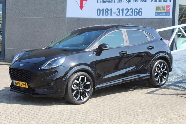 Ford PUMA 1.0 EcoBoost Hybrid ST-Line 155pk Automaat/Virtual cockpit/App-connect/Navigatie/Dodehoek detectie/Achteruitrijcamera/Climate control/Adaptive cruise control/Lane assist/Parkeersensoren rondom/Stoelverwarming/Stuurverwarming/Voorruitverwarming/B&O Audio/D