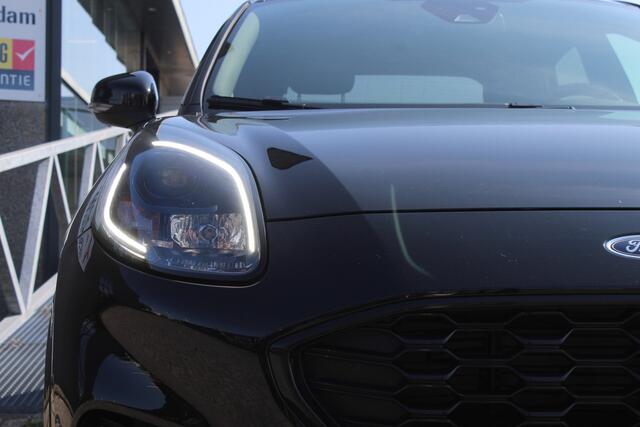 Ford PUMA 1.0 EcoBoost Hybrid ST-Line 155pk Automaat/Virtual cockpit/App-connect/Navigatie/Dodehoek detectie/Achteruitrijcamera/Climate control/Adaptive cruise control/Lane assist/Parkeersensoren rondom/Stoelverwarming/Stuurverwarming/Voorruitverwarming/B&O Audio/D