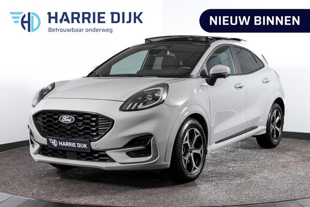 Ford PUMA 1.0 EcoBoost 125 PK Hybrid ST-Line - Automaat (Nieuw model) | S/K-Panodak | Afn. Trekhaak | Dig. Cockpit | Adapt. Cruise | Winterpakket | 360 Camera | NAV+App. connect | ECC | Elek. Klep | LM 17" | 7502