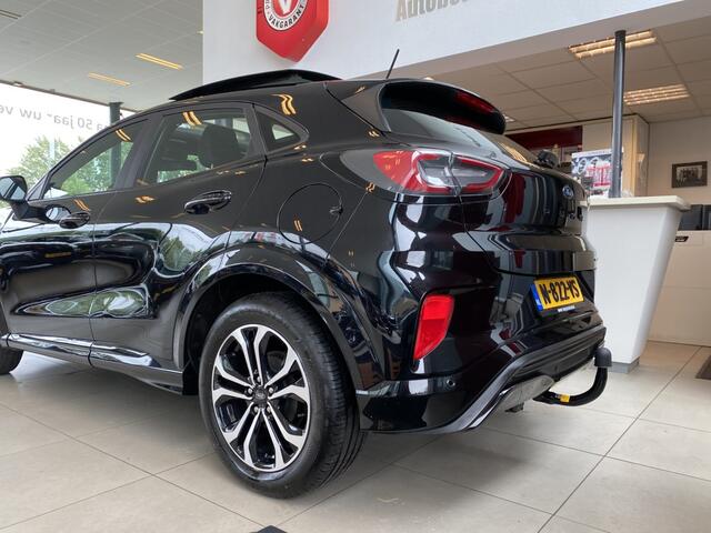 Ford PUMA 1.0 EcoBoost Hybrid ST-Line,Automaat, Panoramadak,Navigatie,Parkeer Assistent,Trekhaak,Virtual Cockpit,App-Connect,Spraakbediening,Lane Assist,Cruise Control,LED,Parkeersensoren Achter,17 Inch Lmv