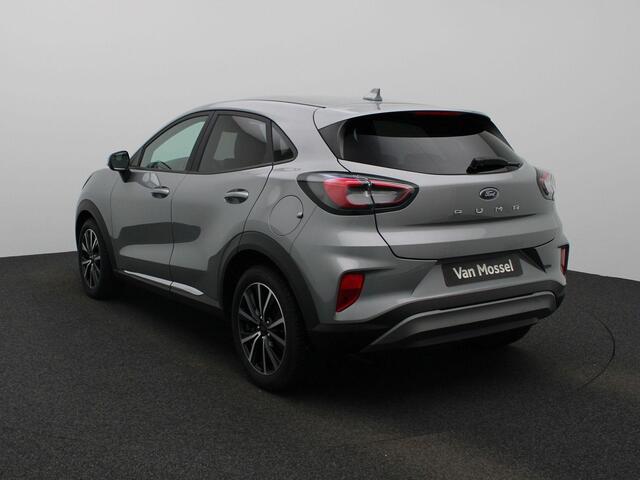Ford PUMA Titanium X 1.0 125Pk | Navigatie | Apple & Android Carplay | Climate Control | Parkeersensoren Achter | B&O Premium Geluidsysteem | Stoel & Stuur Verwarming | Verwarmbare Voorruit | Privacy Glass | All Seasond Banden |