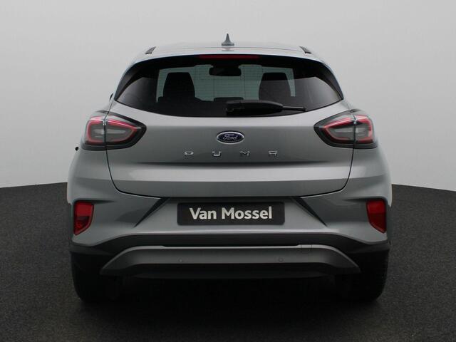 Ford PUMA Titanium X 1.0 125Pk | Navigatie | Apple & Android Carplay | Climate Control | Parkeersensoren Achter | B&O Premium Geluidsysteem | Stoel & Stuur Verwarming | Verwarmbare Voorruit | Privacy Glass | All Seasond Banden |