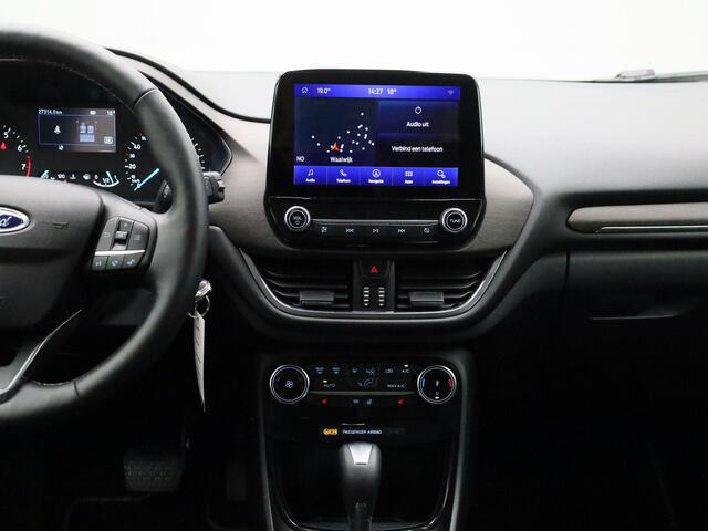 Ford PUMA Titanium X 1.0 125Pk | Navigatie | Apple & Android Carplay | Climate Control | Parkeersensoren Achter | B&O Premium Geluidsysteem | Stoel & Stuur Verwarming | Verwarmbare Voorruit | Privacy Glass | All Seasond Banden |
